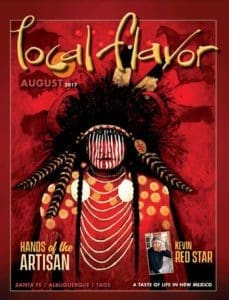 Indigenous-inspired artistic magazine cover